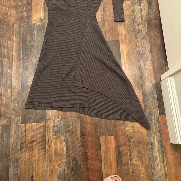 All Saints Charcoal Asymmetrical Eva dress - Picture 8 of 12